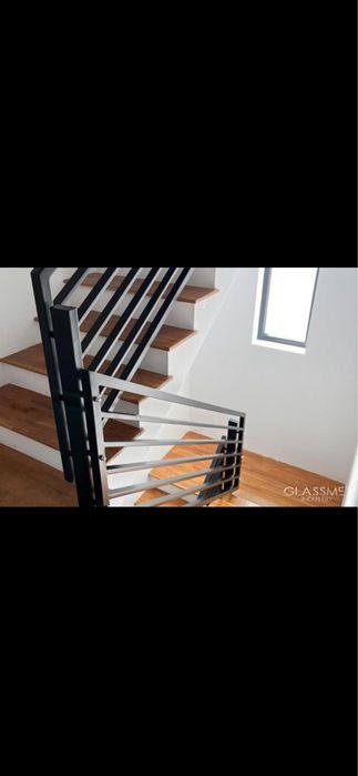Balustrada din teava,fier forjat,riflaj metalic,scari metalice
