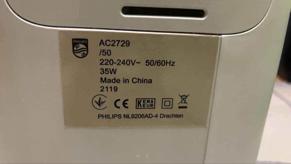 2 бр пречиствател и овлажнител за въздух Philips AC2729