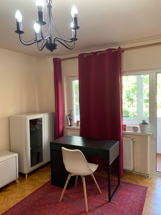 Set draperii 140 x 280 cm Inspire Tony Cabaret 2, cu inele, rosu