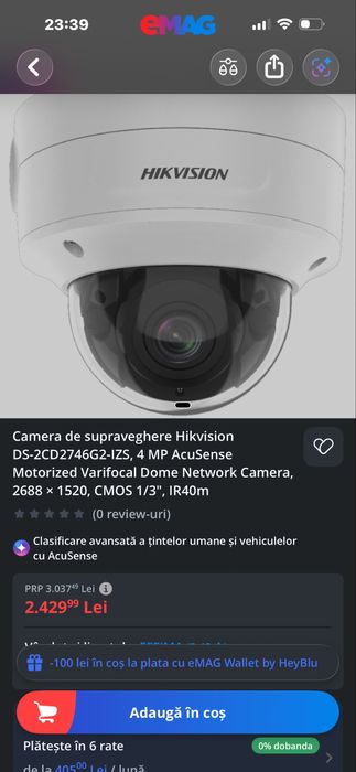 Camera supraveghere HIKVISION