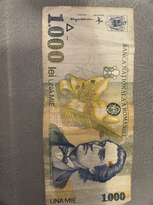 Bancnote 1000 lei din anul 1998