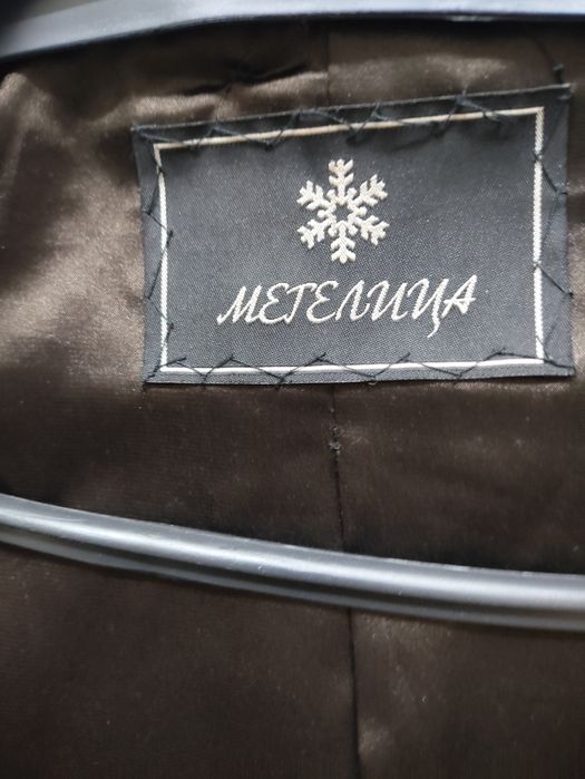 Норковая шуба «Метелица» с капюшоном