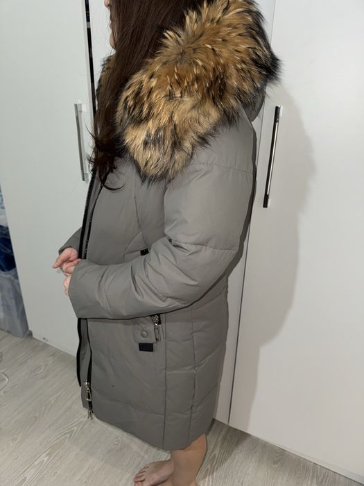 пуховик почти новый