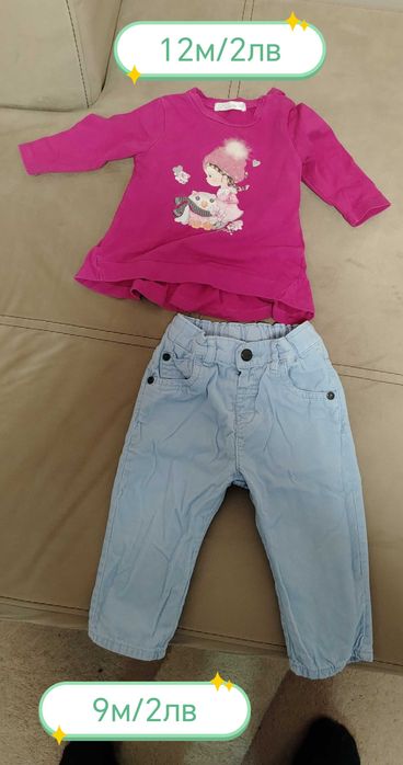 Употребявани детски дрешки за момиченце