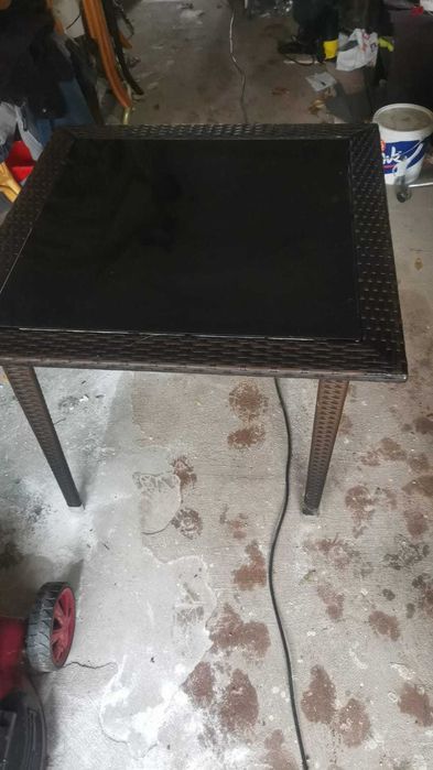 banca gradina terasa ratan sintetic impletit