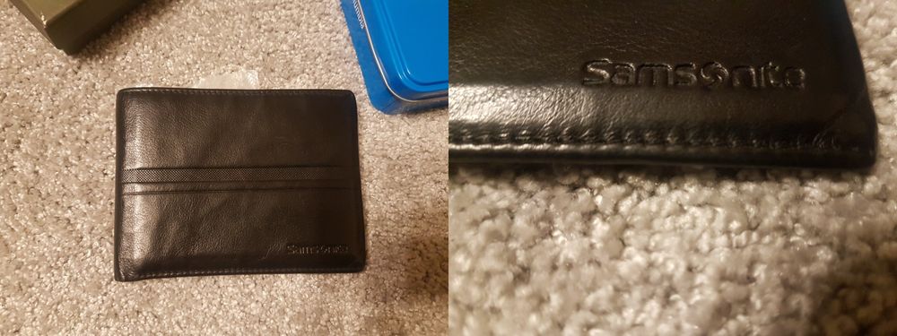 Portmoneu barbatesc, piele, nou, Samsonite, livrare gratuita