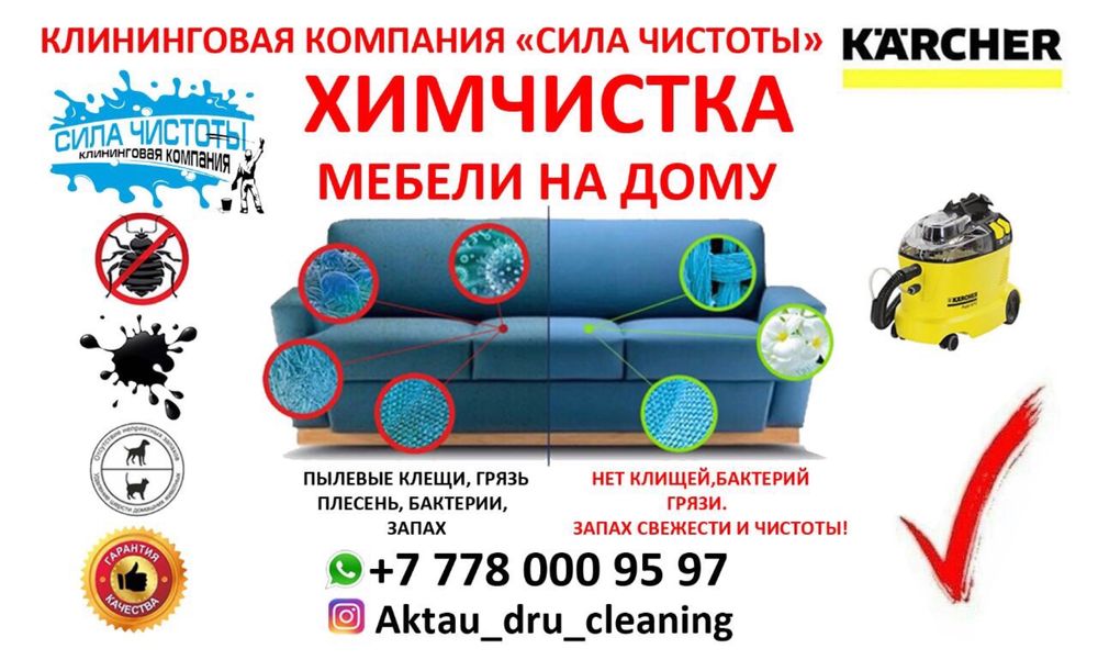 химчистка выездная на дом