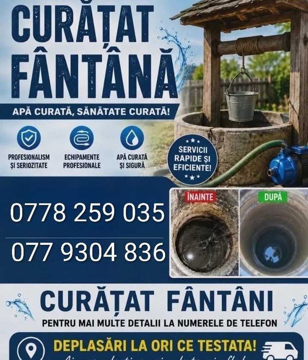 Curat fântâni forez etc