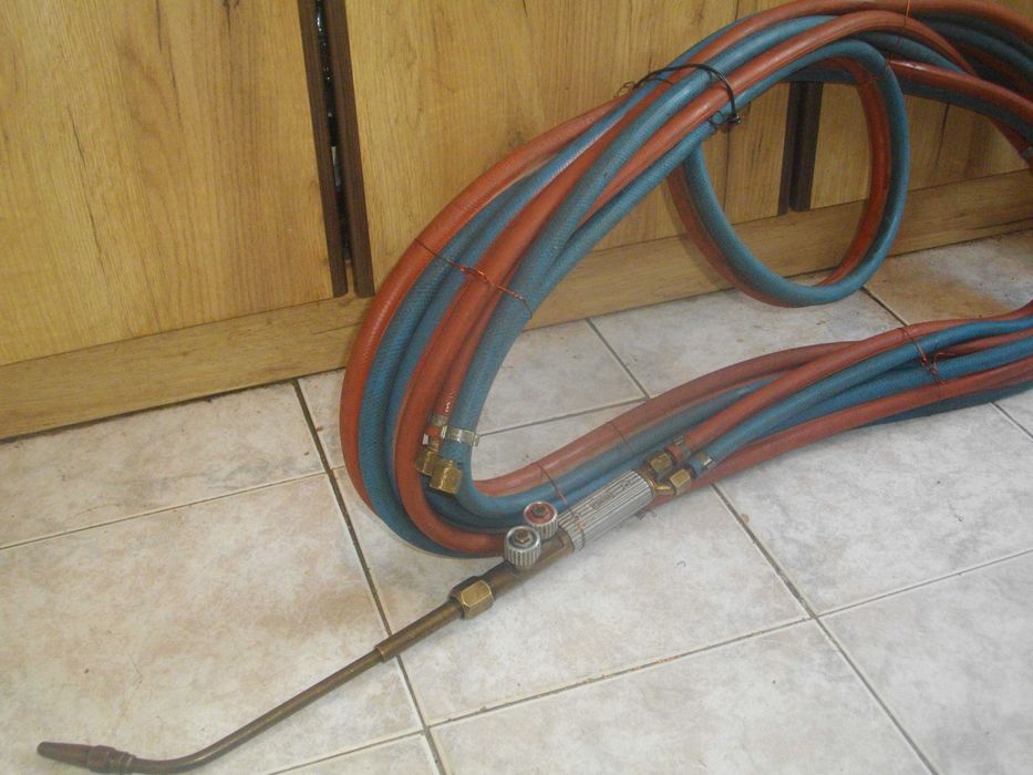 52см Оксиженна ацетиленова горелка PREGO немска старо качество маркучи