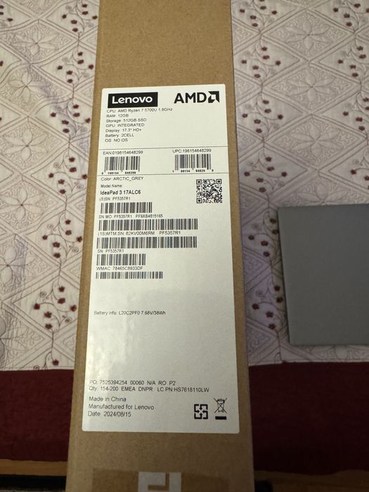 Laptop Lenovo IdeaPad3
