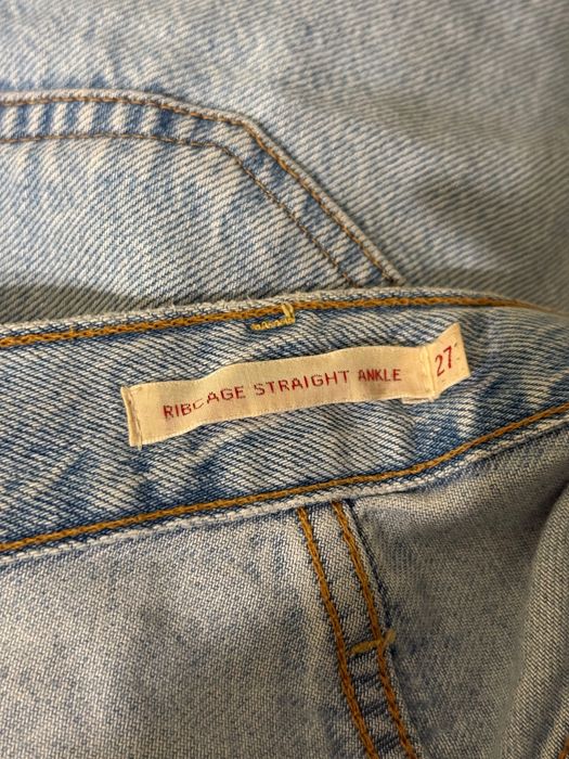 Оригинални дънки Levi’s Ribcage Straight Ankle – W27 L31