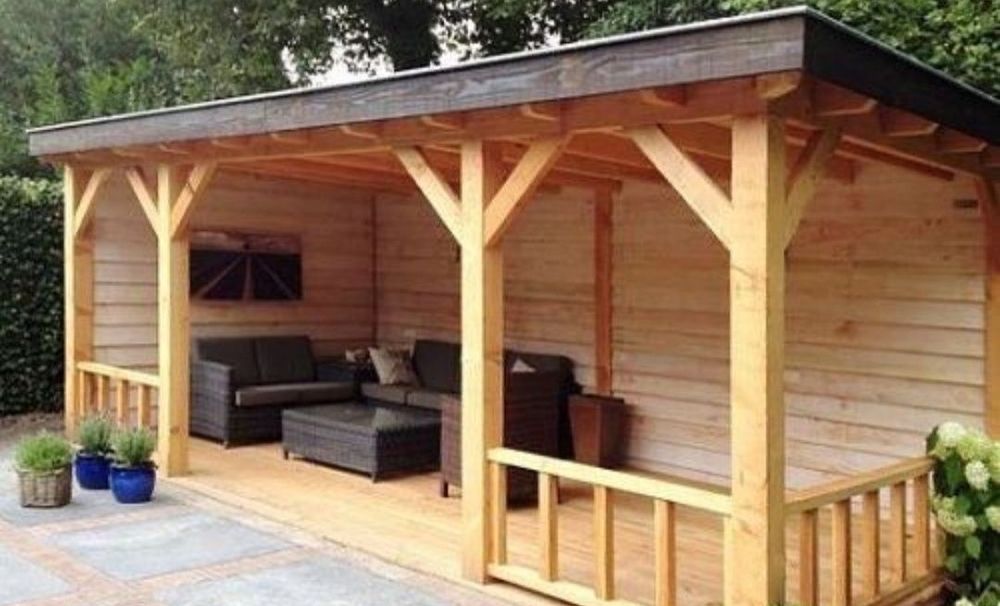 Foișoare din lemn pentru grădină