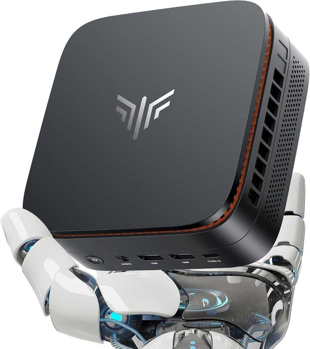 Mini PC AK1 Pro,8GB/256GB M.2 SSD,Windows 11Pro, negru,sigilat
