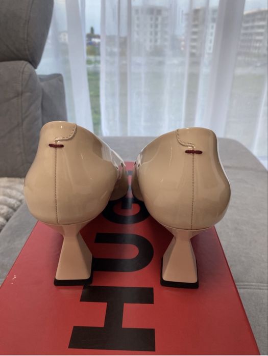 Pantofi dama Hugo Boss alb fildes