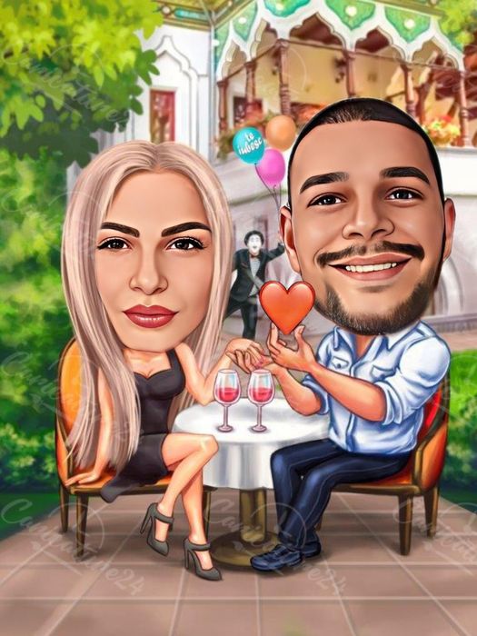 ТОП ПОДАРЪК  / Дигитални карикатури по Поръчка