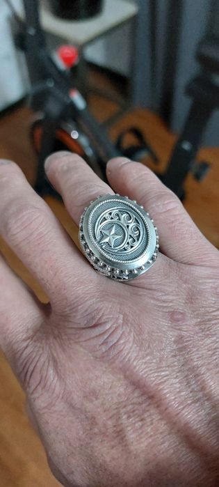 Кольцо серебро вес 21 грамм