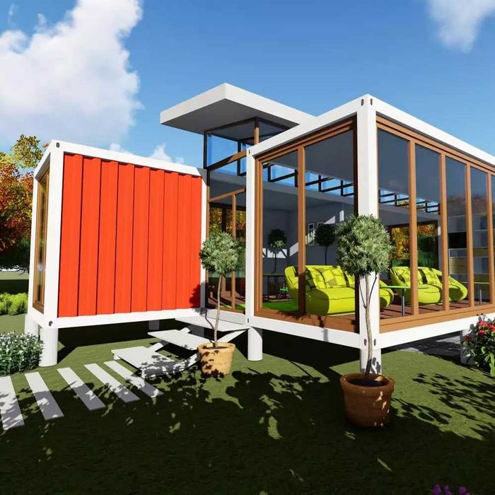 Контейнеры можно использовать как дом для дачи