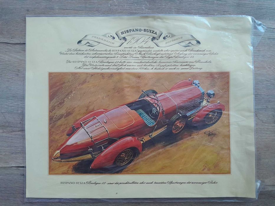 Lot 8 print poster foto poza oldtimer auto