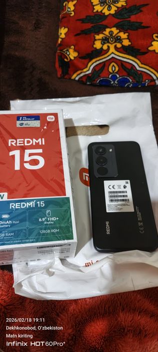 Телефон редми 15 сирочни