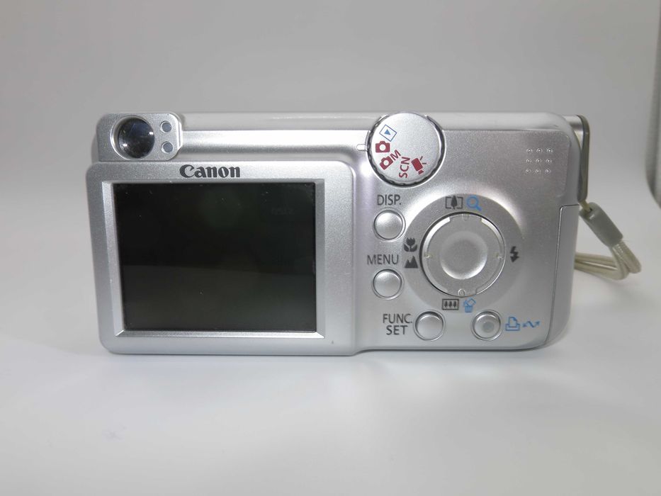 Canon PowerShot A460 компактен цифров фотоапарат, дигитална камера в син цвят, перфектно състояние, работи отлично!