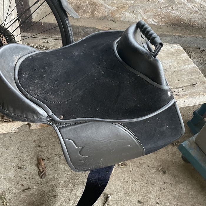 Șa ponei +casca copii