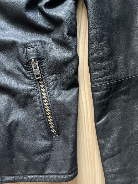 SUPERDRY Leather Jacket / мъжко кожено(естествена) яке S