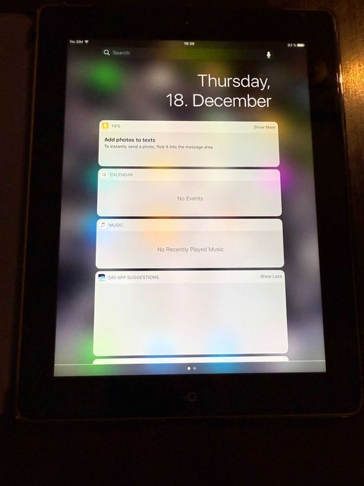 Apple iPad Version 10.3.4