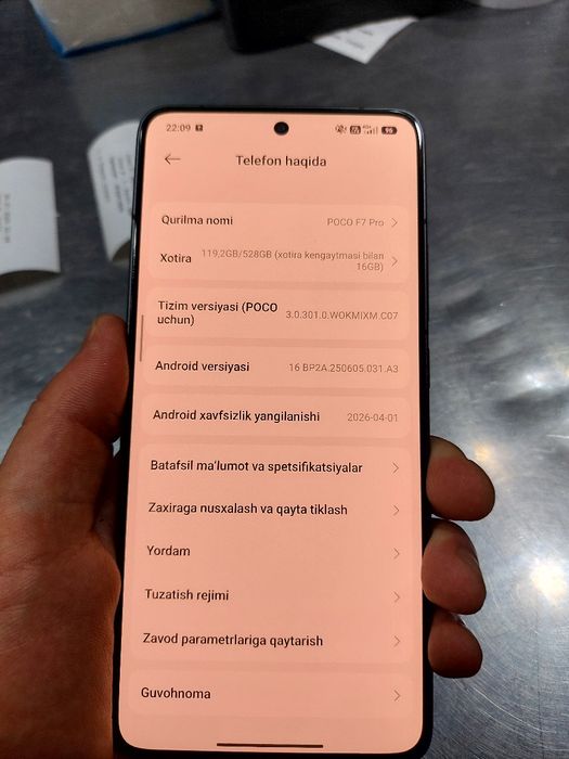 Poco F7 Pro Yengi 512gb