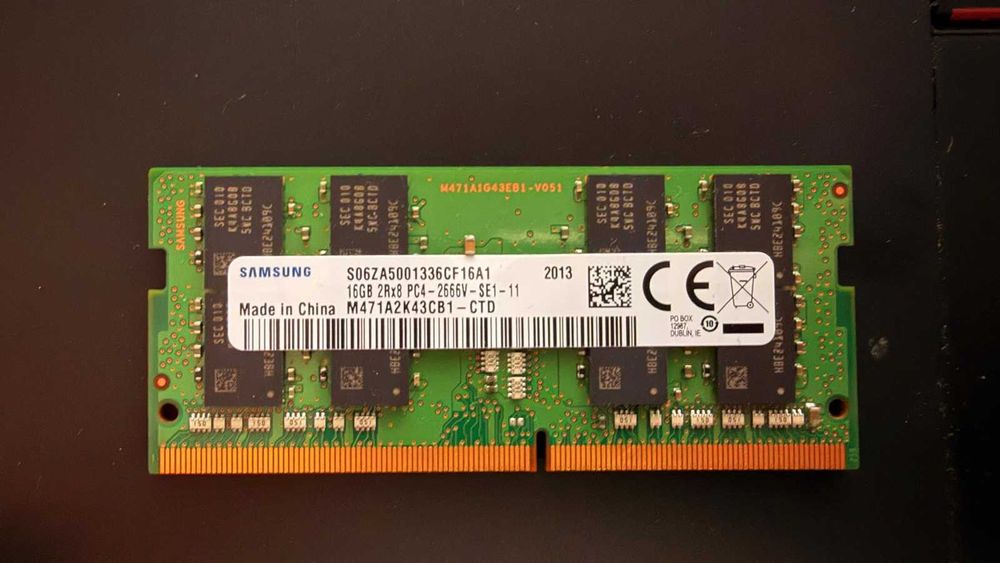Vand memorie RAM Samsung 16GB DDR4 2666MHz SO-DIMM 2Rx8 PC4-21300 Original