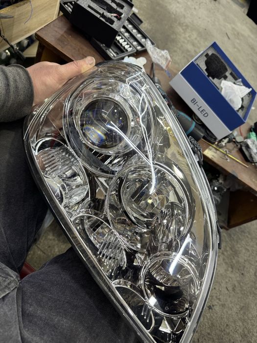 Фара ремонт установка би лед модуль