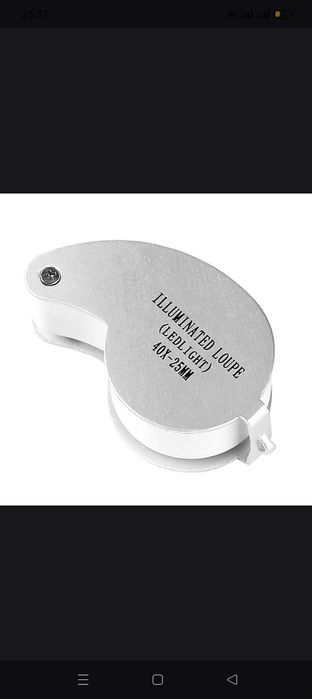 Лупа микроскоп линза