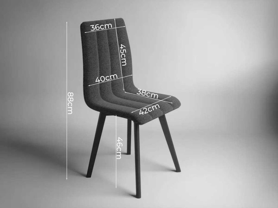 Set Masa Sorento + 6 Scaune Karma Gri - Transport Gratuit in 4-10 zile