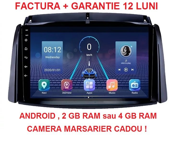 Navigatie Renault Koleos ( 2008 - 2016 ) Garantie Camera marsarier Nou