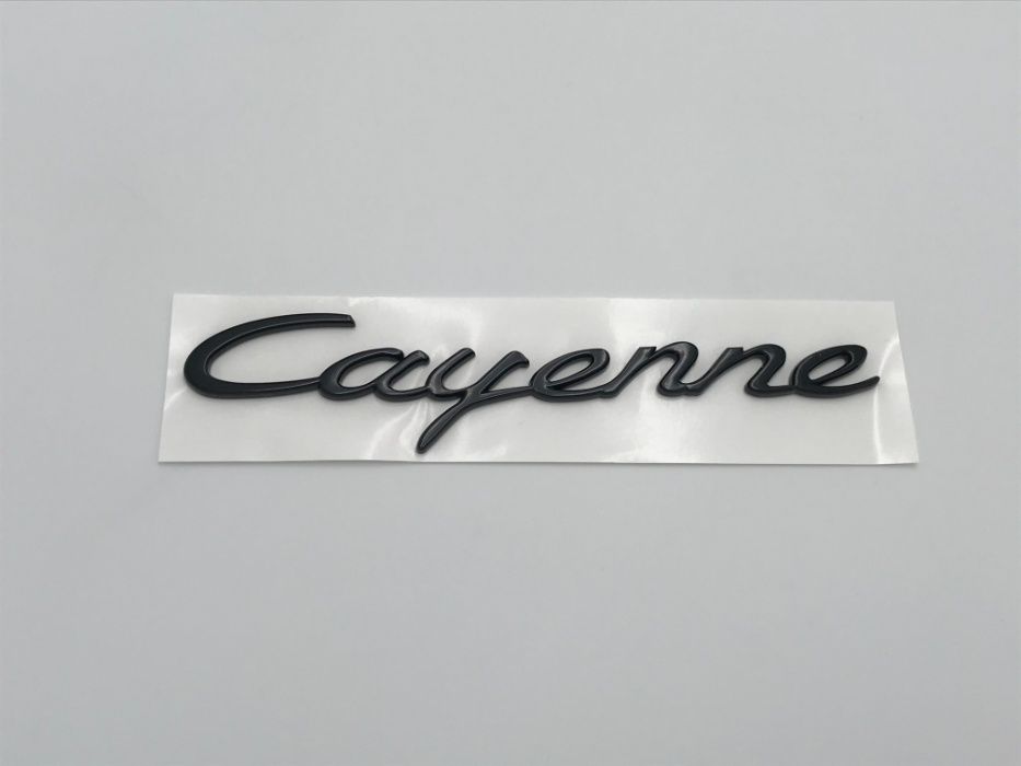 Emblema PORSCHE Cayenne spate negru