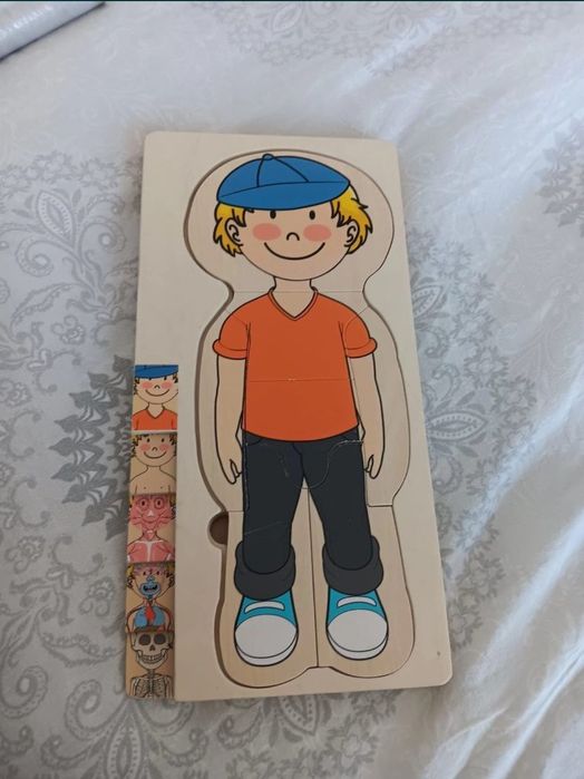 Joc puzzle corpul uman baiat anatomia umana ca nou anatomie