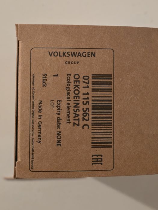 Filtru Ulei Original VW AUDI SEAT SKODA 2.0TDI 03L115562 071 115 562 C