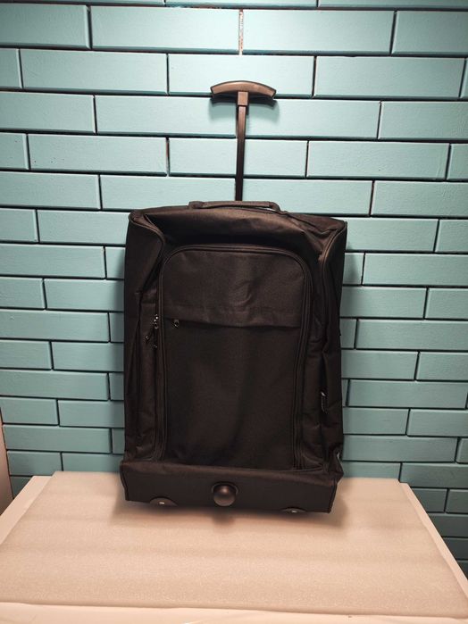 KONO лека ръчна куфарче на колелца 53x36x18 см черен