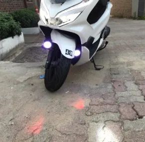 LED Диодни Фарове Халогени С Лупа Devil Eye Мотори АТВ 2бр/к-т + Копче