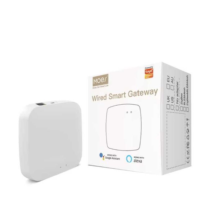 Hub gateway inteligent cu fir MOES Tuya ZigBee