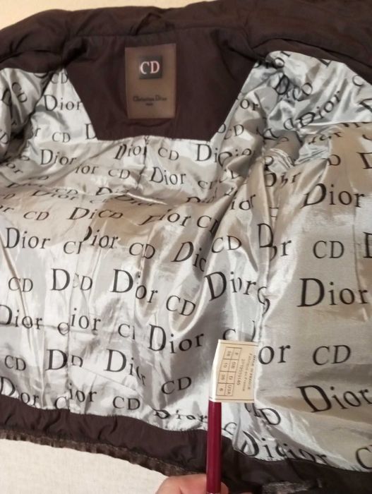 Дамско яке, марка Christian Dior, размер F 38/ UK 10 от промазан плат