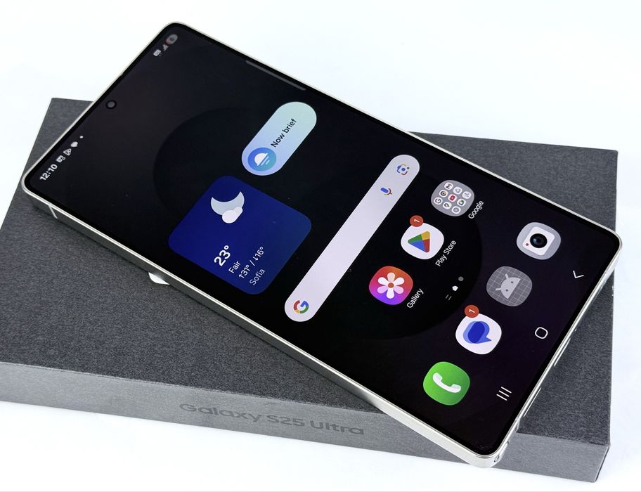 Samsung Galaxy S25 Ultra 5G 256GB 12RAM Black 100% Battery! Гаранция!