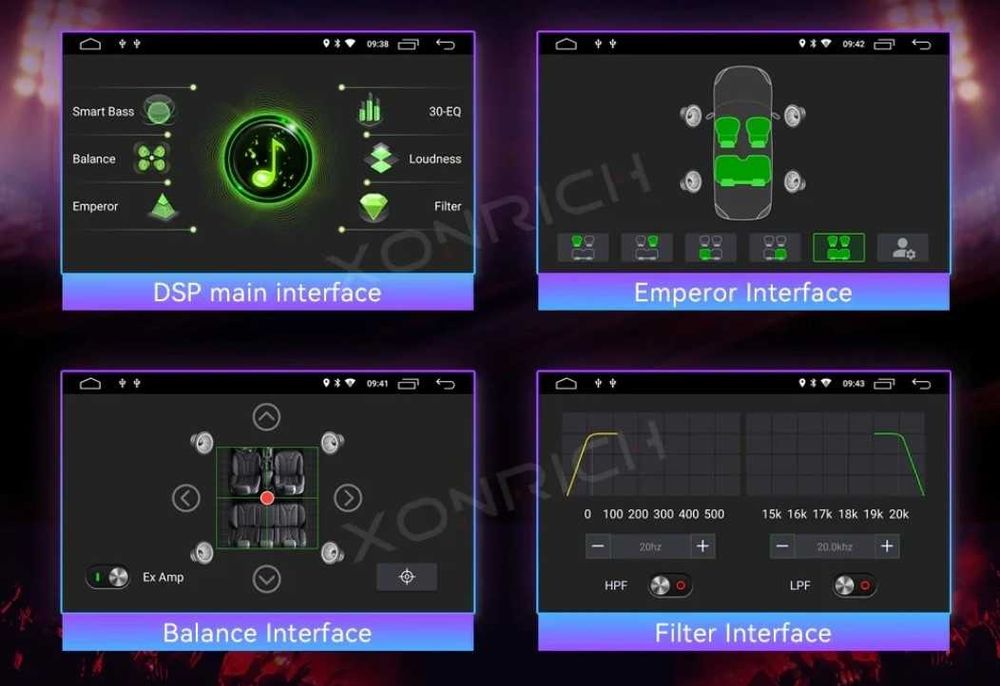 Мултимедия 9″ Volkswagen Android 15 4GB RAM 64GB, ROM, Размер: 9 инча
