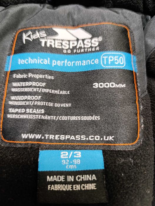Зимно детско яке на Trespass