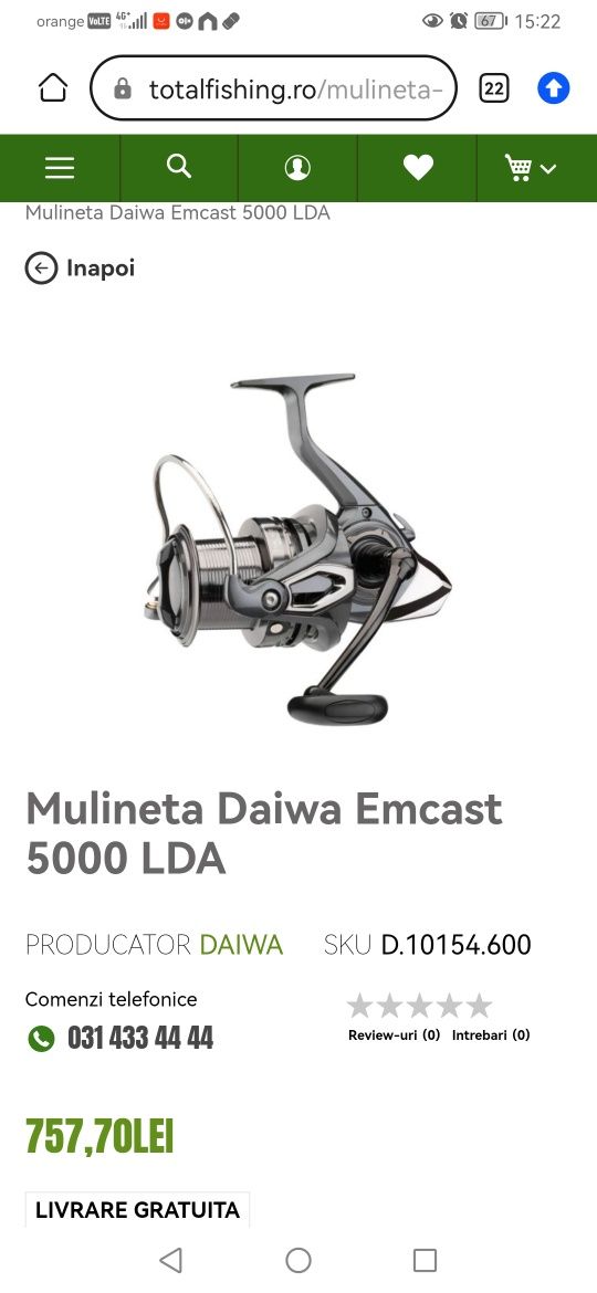 Daiwa EMCAST 5000 LDA Bucuresti Sectorul 3 • OLX.ro