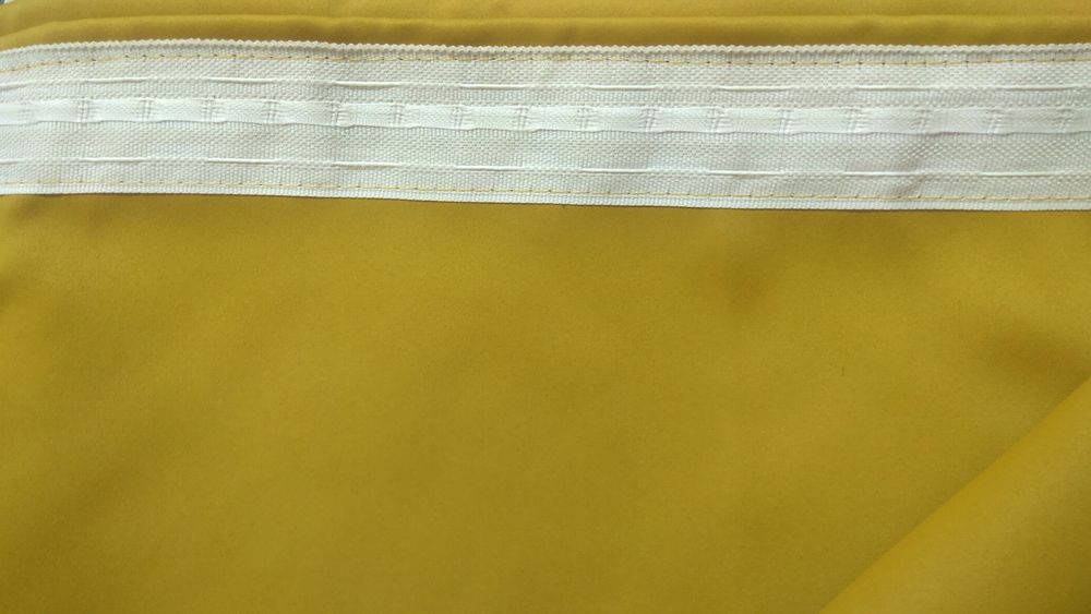 Завеси блекаут в жълто- горчичен нюанс