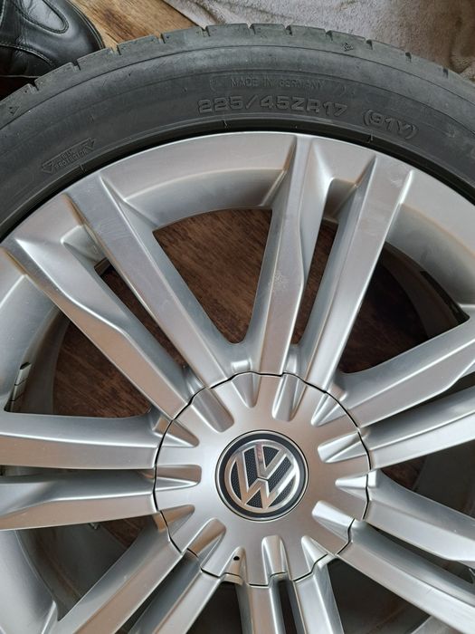 Jante vw 245/45 R17  cu anvelope