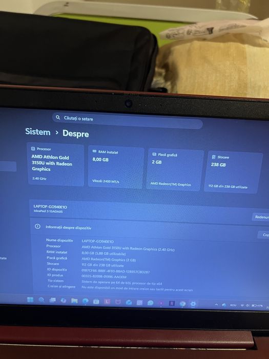 Laptop Lenovo IdeaPad 3
