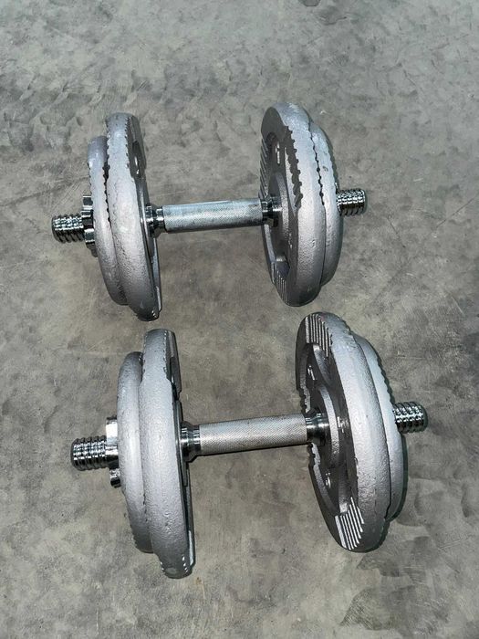Set 35 kg gantere cu discuri din fier ( 2x17,5kg ) 30/31 mm