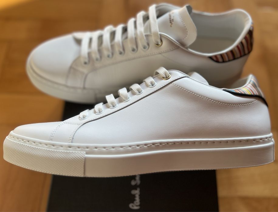 Чисто нови мъжки оригинални сникърси Paul Smith. Естествена кожа.