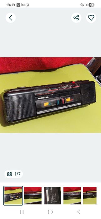 Radio casetofon 2 bucăți